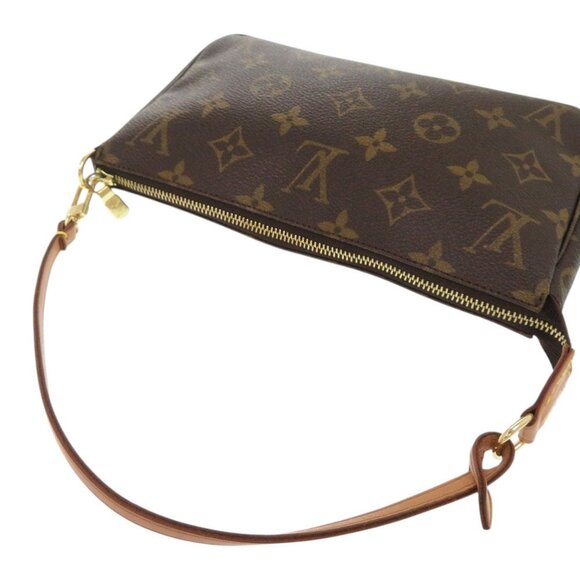 LOUIS VUITTON Brown Monogram Pochette Pouch - Picture 5 of 10